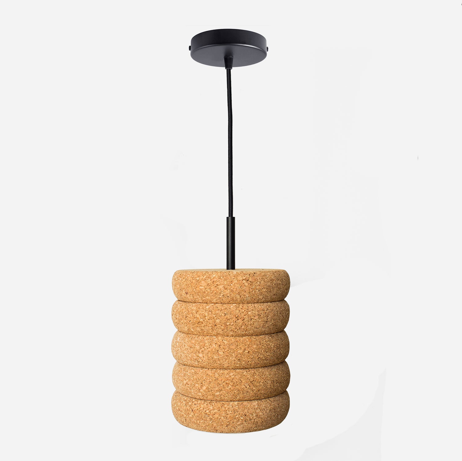 Candeeiro Pendente Colmeia em Cortiça