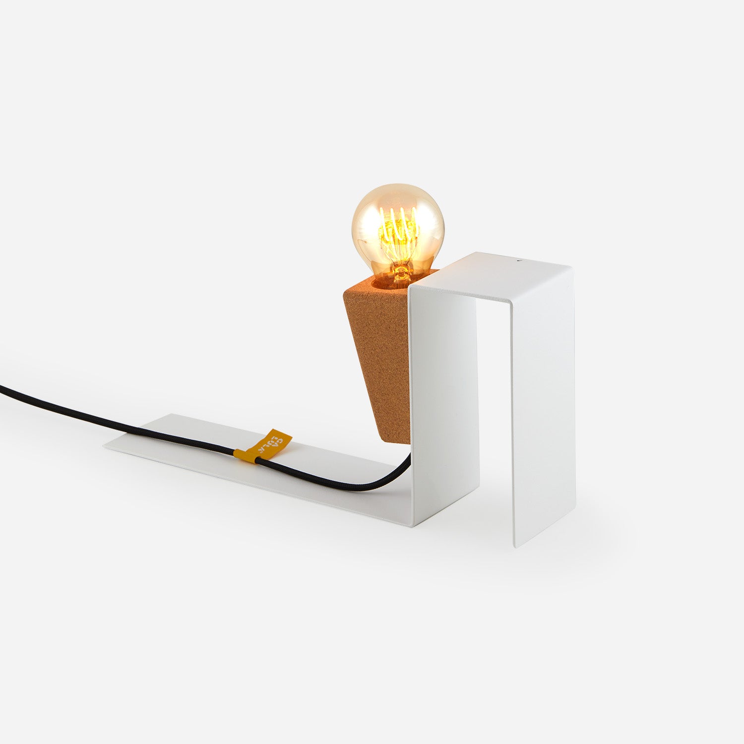 Luminária de mesa Glint nº 1 - base branca