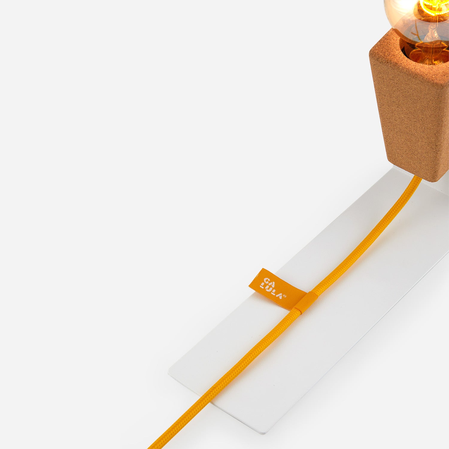 Luminária de mesa Glint nº 1 - base branca