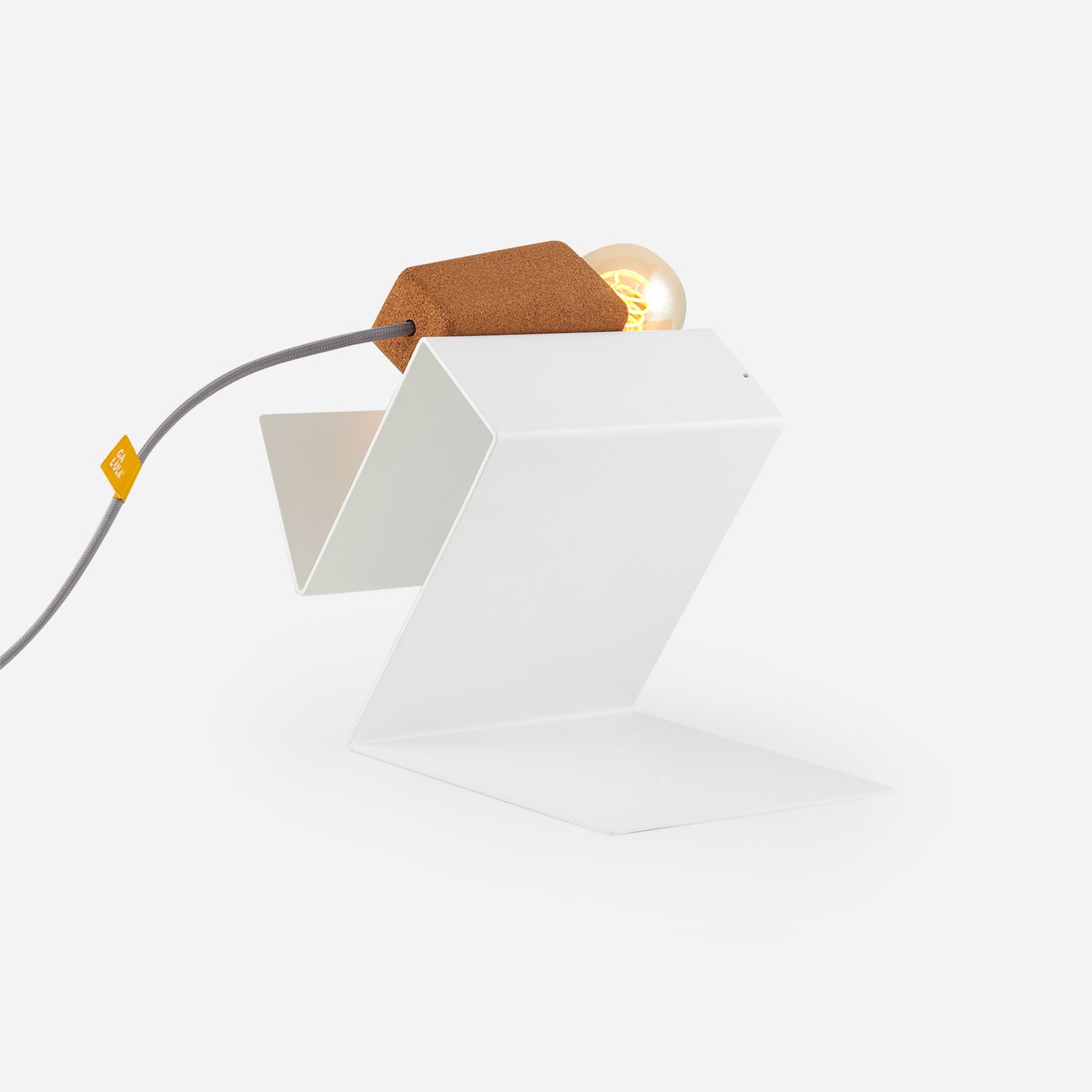 Luminária de mesa Glint #3 - base branca