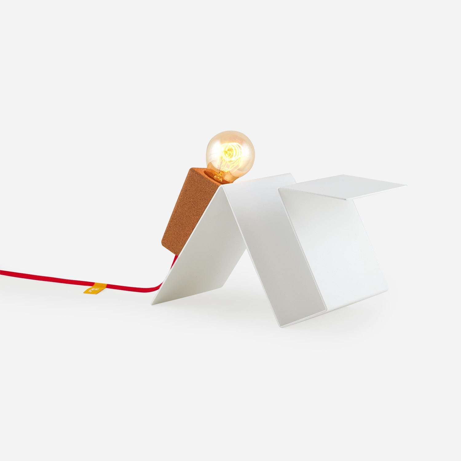 Luminária de mesa Glint #3 - base branca