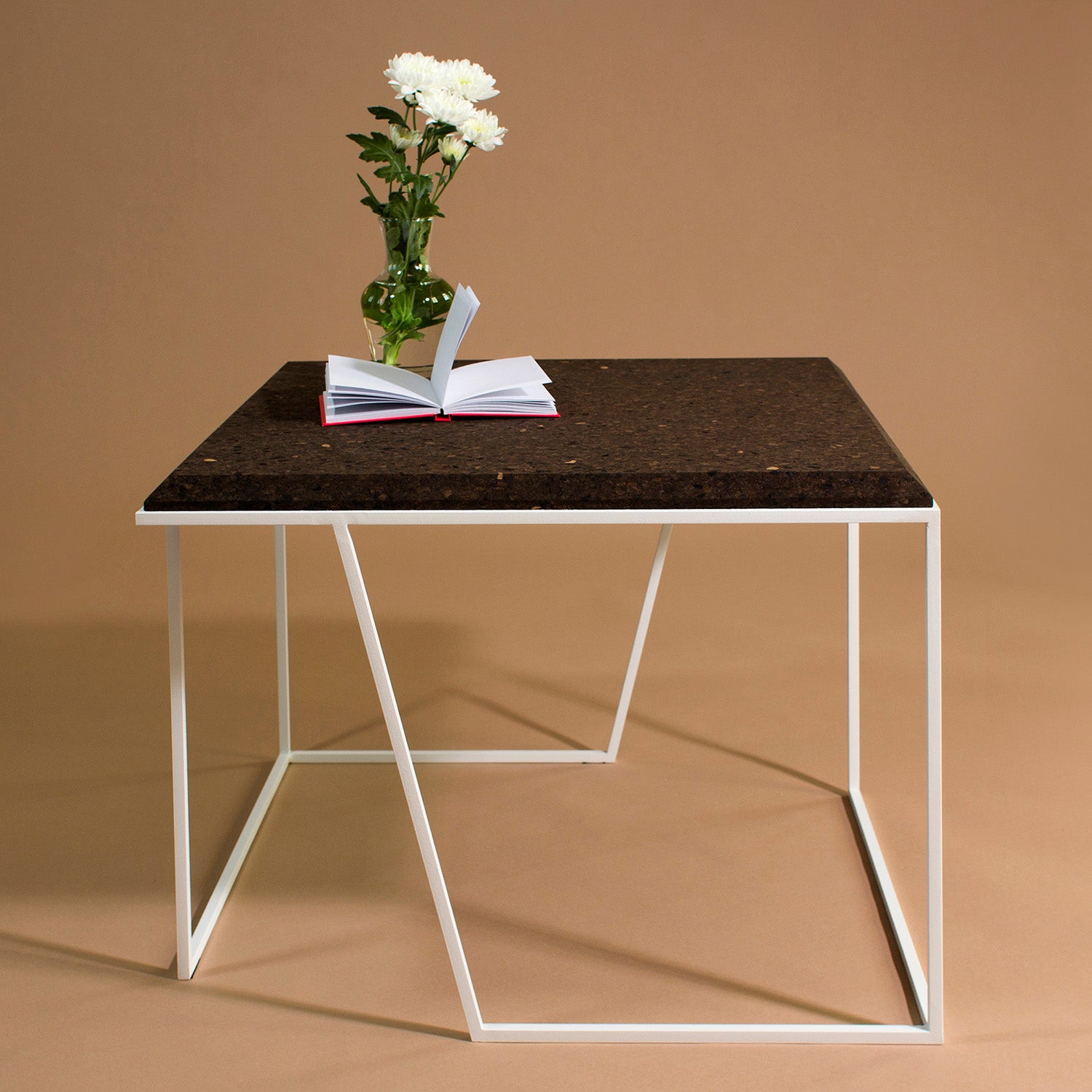 Grao #2 coffee table - expanded cork