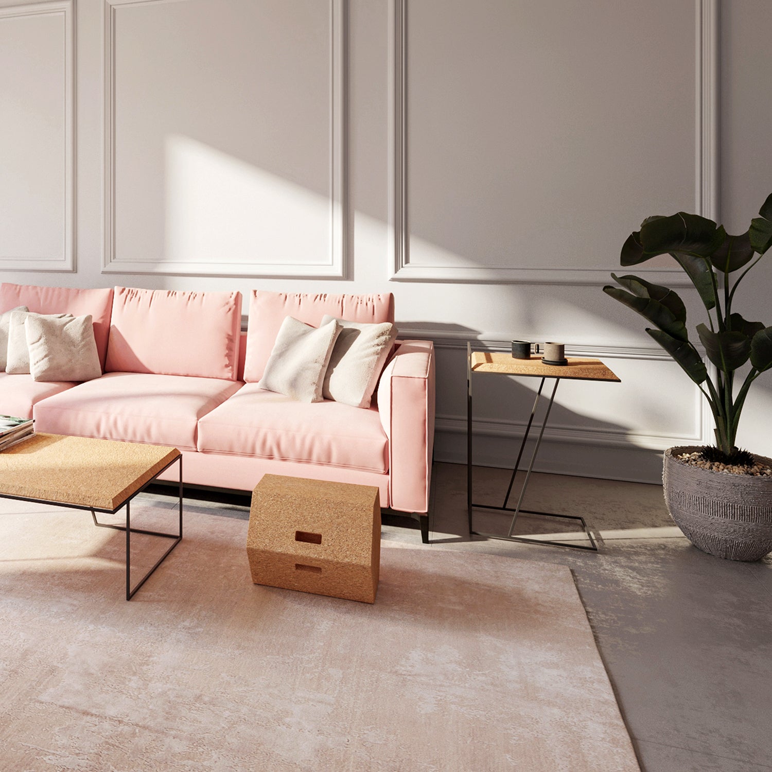 Grao #3 side table - light cork