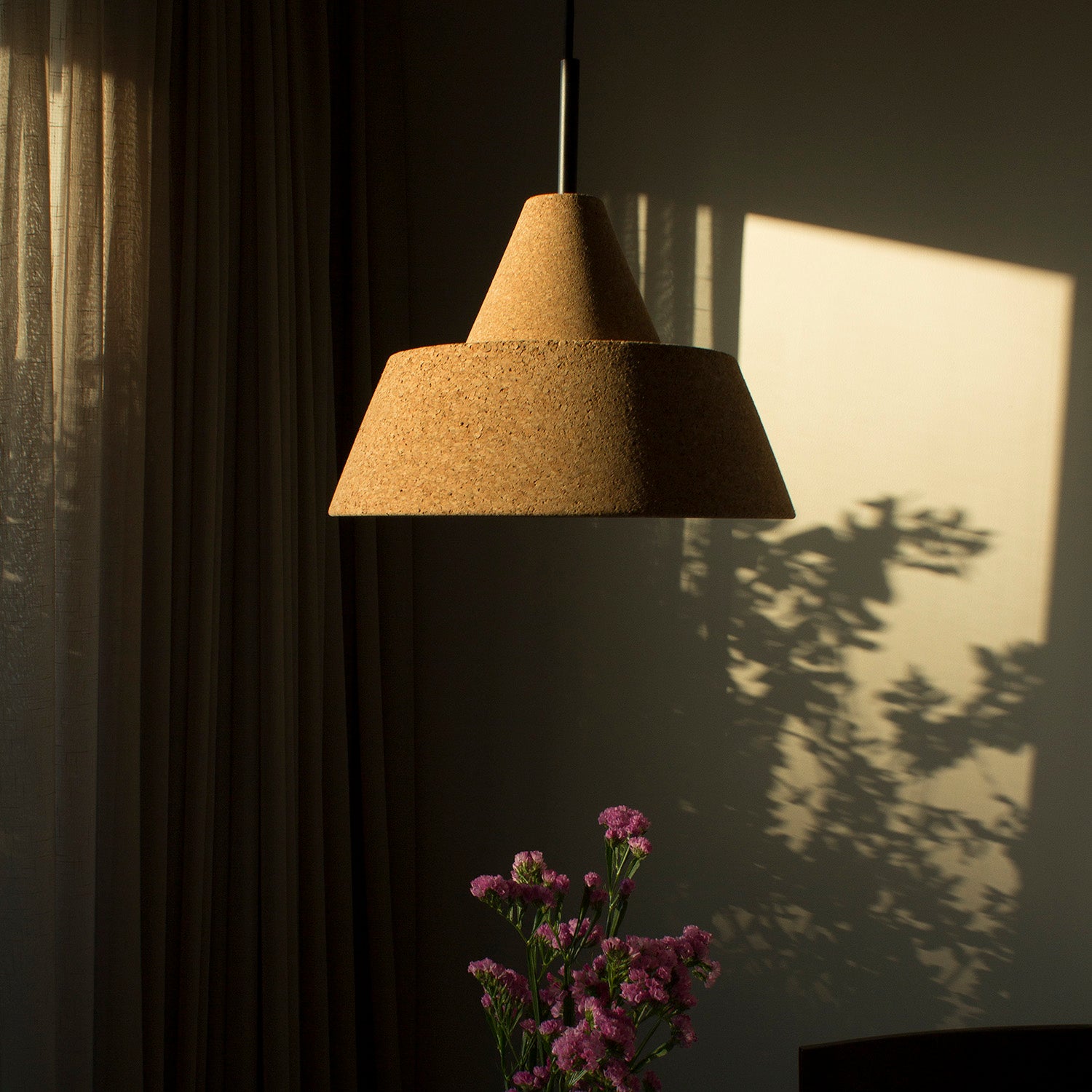 Retro Cork Pendant Lamp