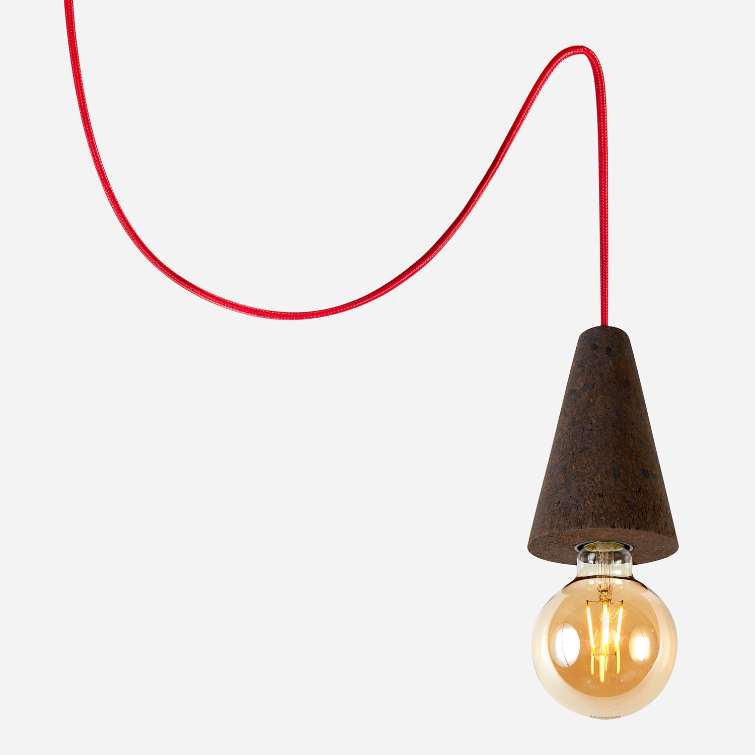 Candeeiro Pendente Sino - Cortiça Expandida