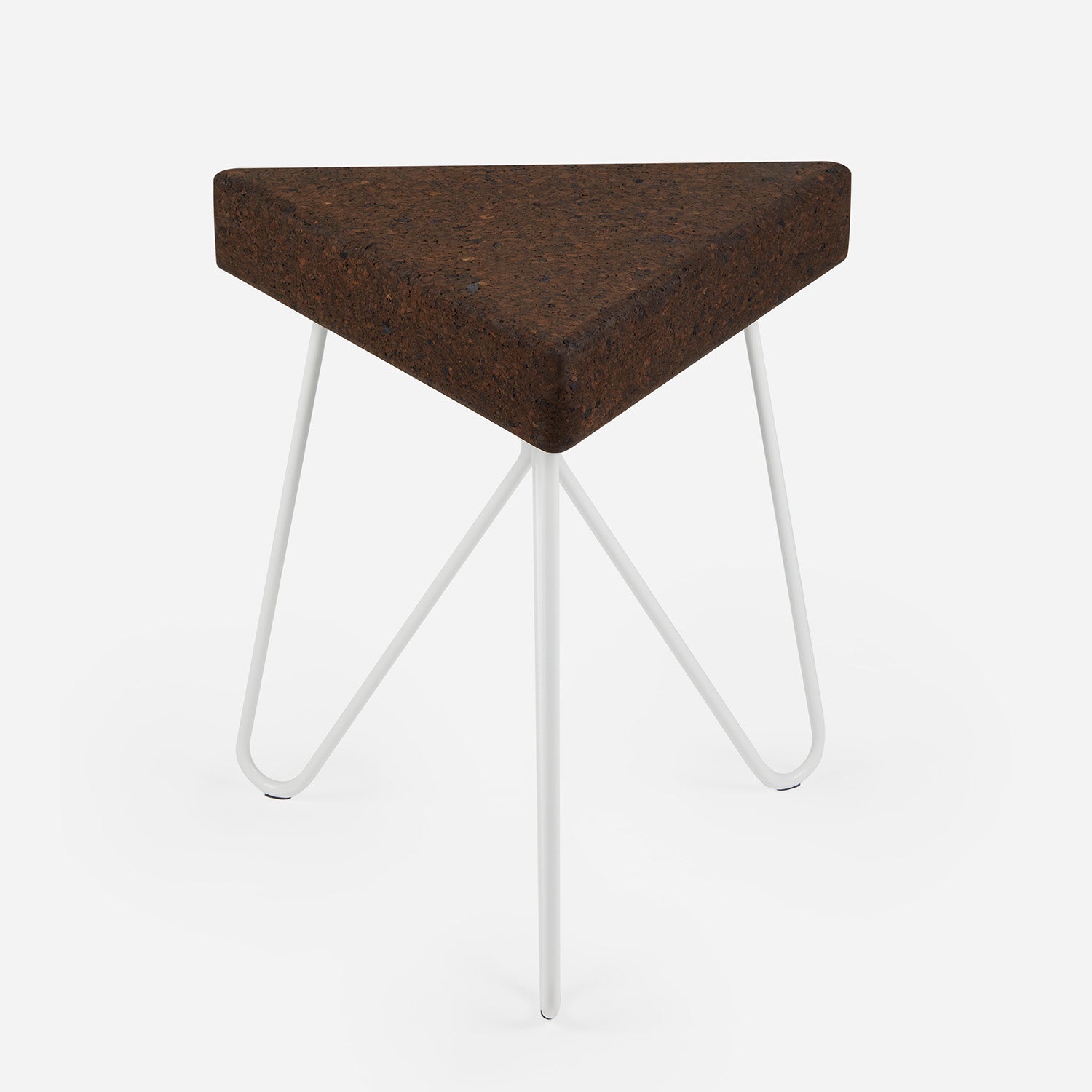 Tres stool/table - expanded cork