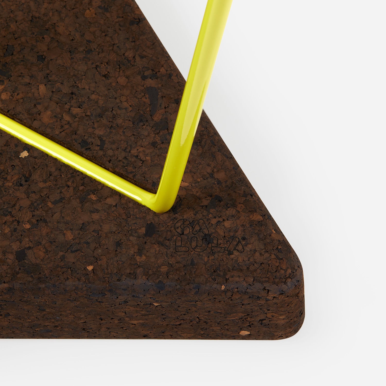 Tres stool/table - expanded cork