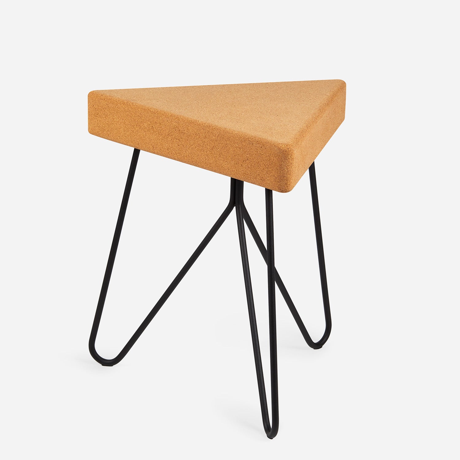 Tes stool/table - light cork