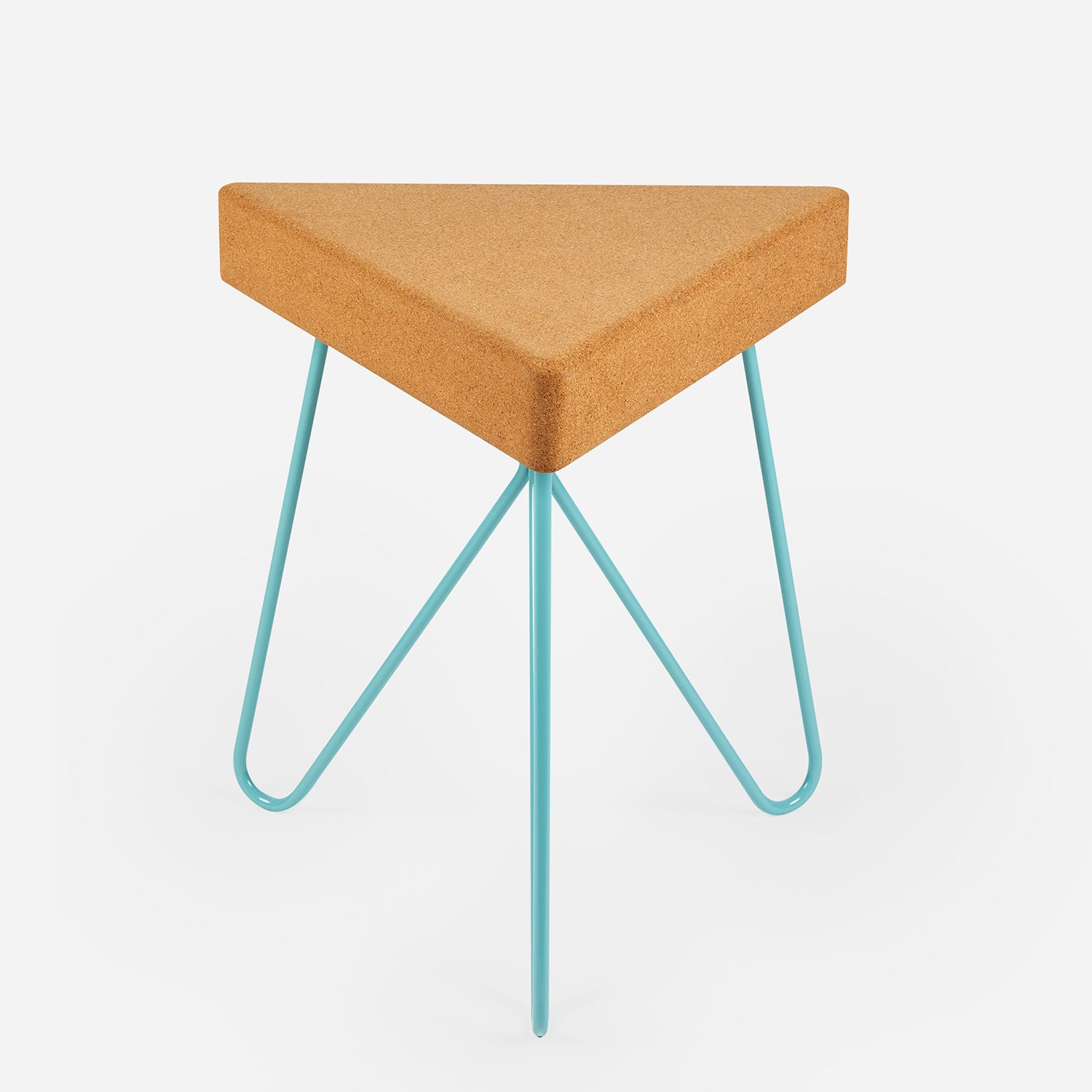 Tes stool/table - light cork