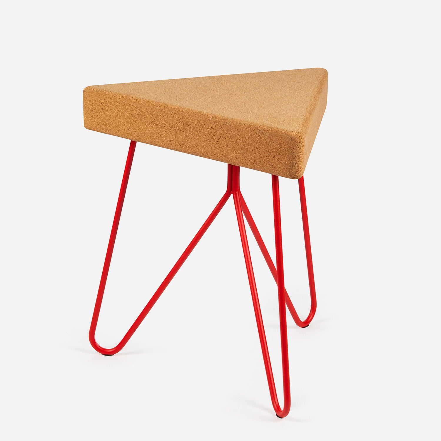 Tes stool/table - light cork