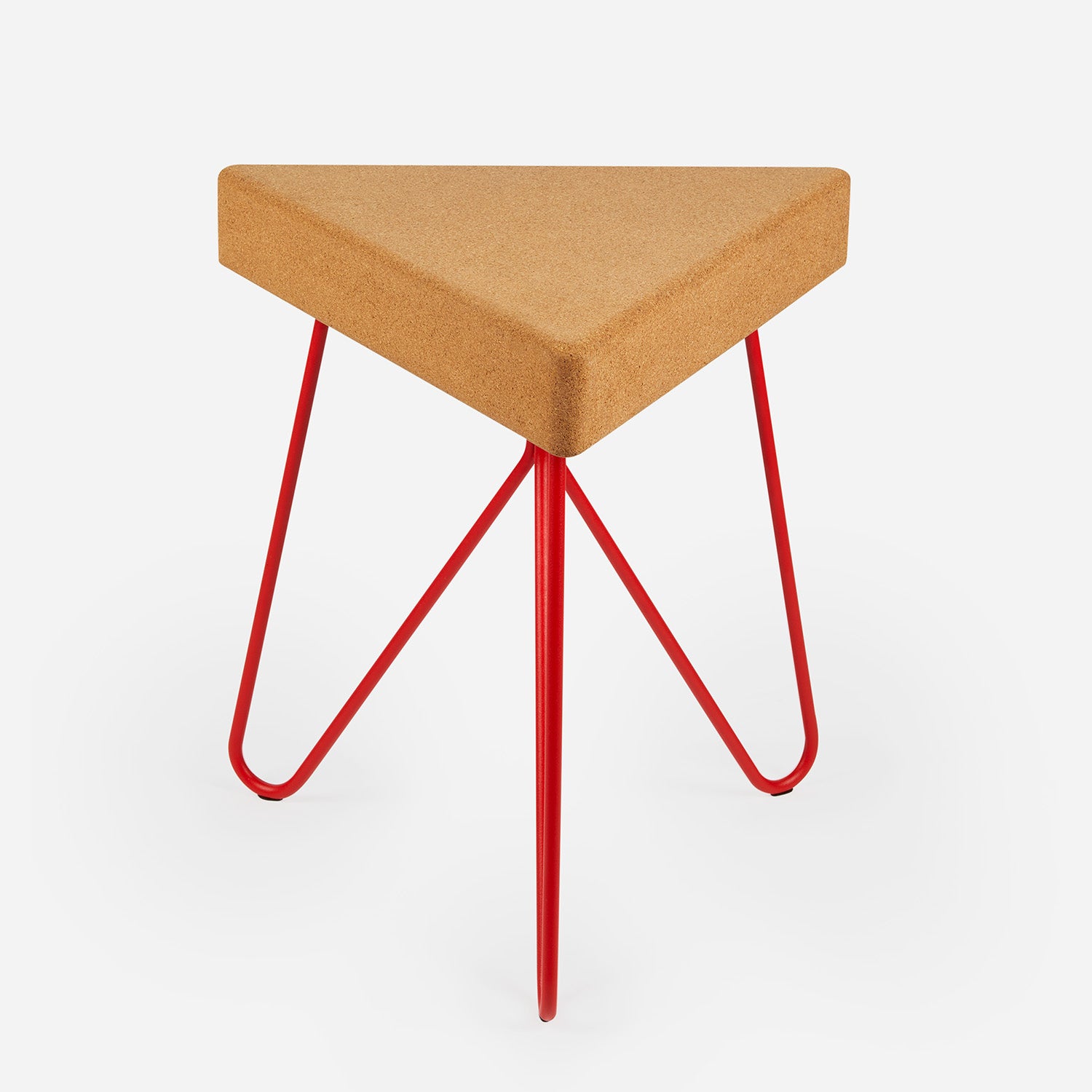 Tes stool/table - light cork
