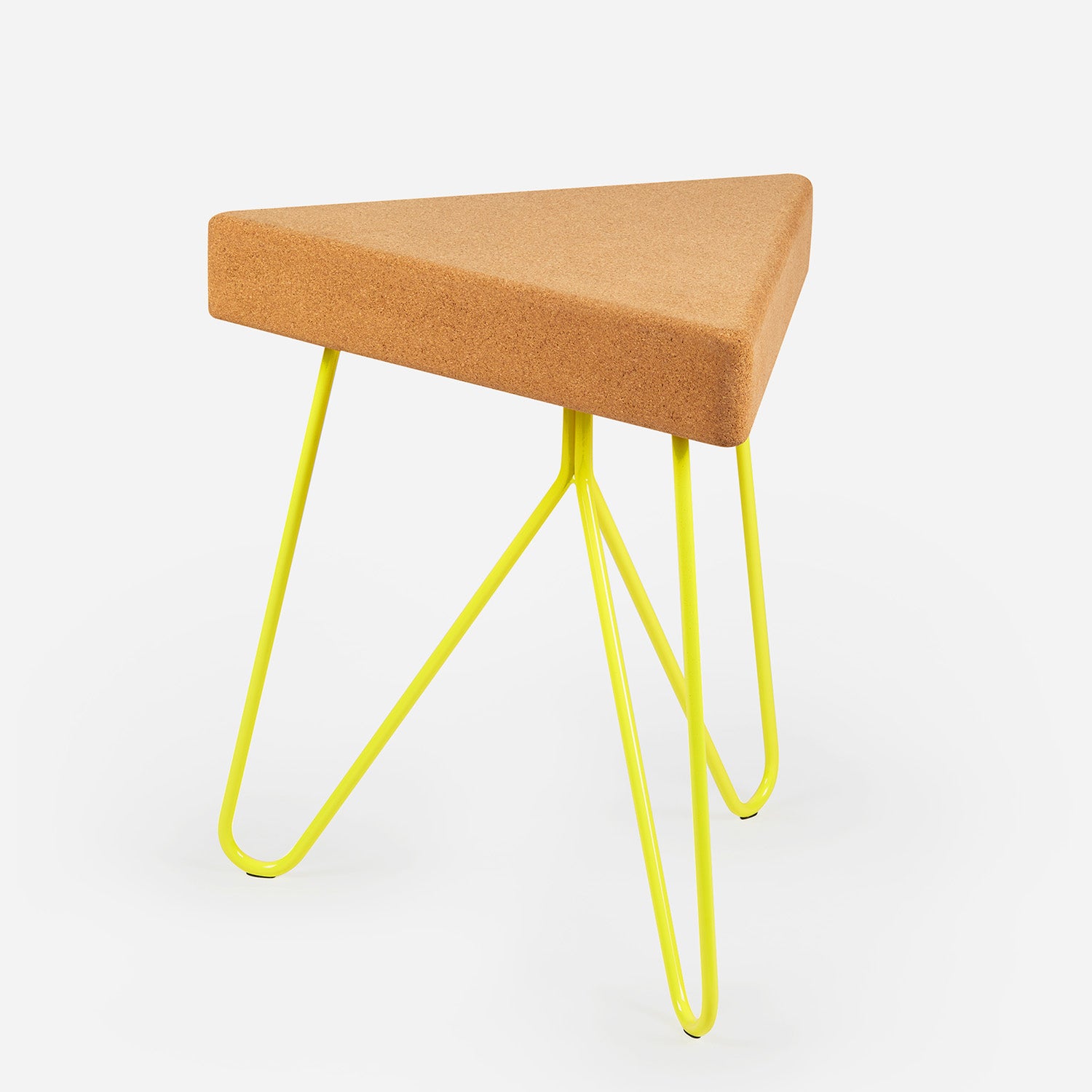 Tes stool/table - light cork