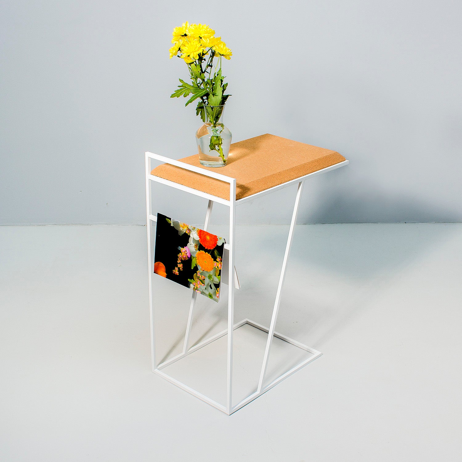Mesa lateral Grao #3 - cortiça clara
