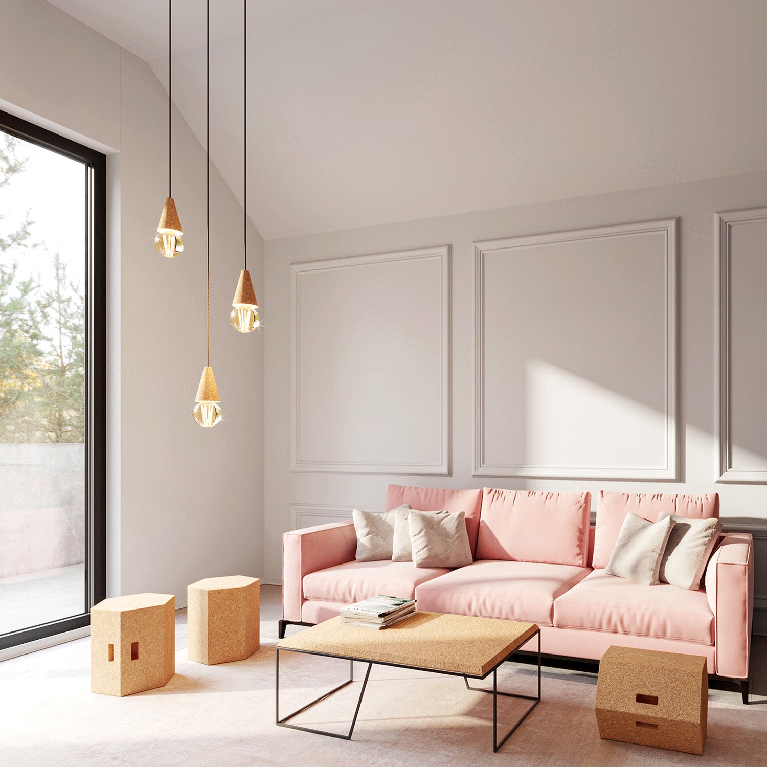 Grao #1 center table - light cork